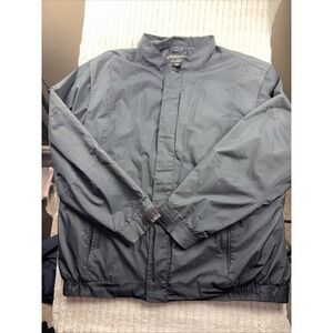 DryJoys by‎ FootJoys Golf Windbreaker Jacket Black Men XXL Full Zip Midweight